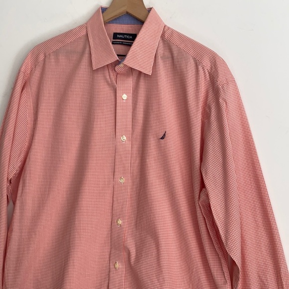 Nautica classic fit ocean washed check men’s shirt - Picture 5 of 11
